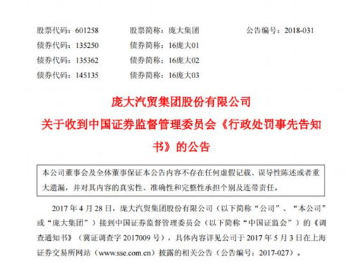 田野股份：因涉嫌信披违法违规，公司及董事长姚玖志被证监会立案调查